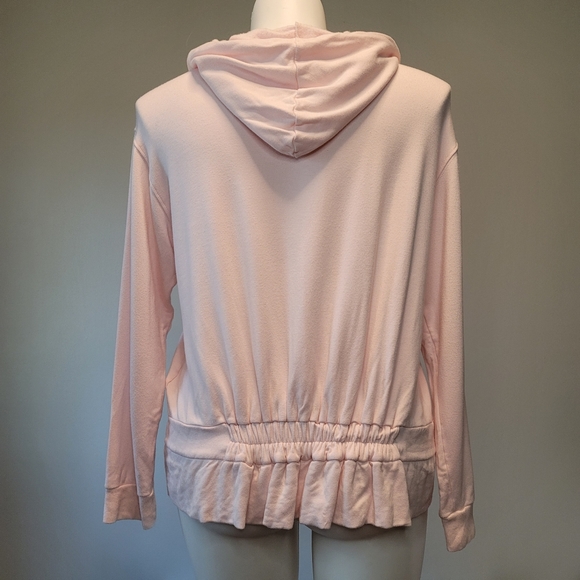 Splendid Embroidered Rose Hoodie Ballerina Pink Large NWT - Picture 3 of 13